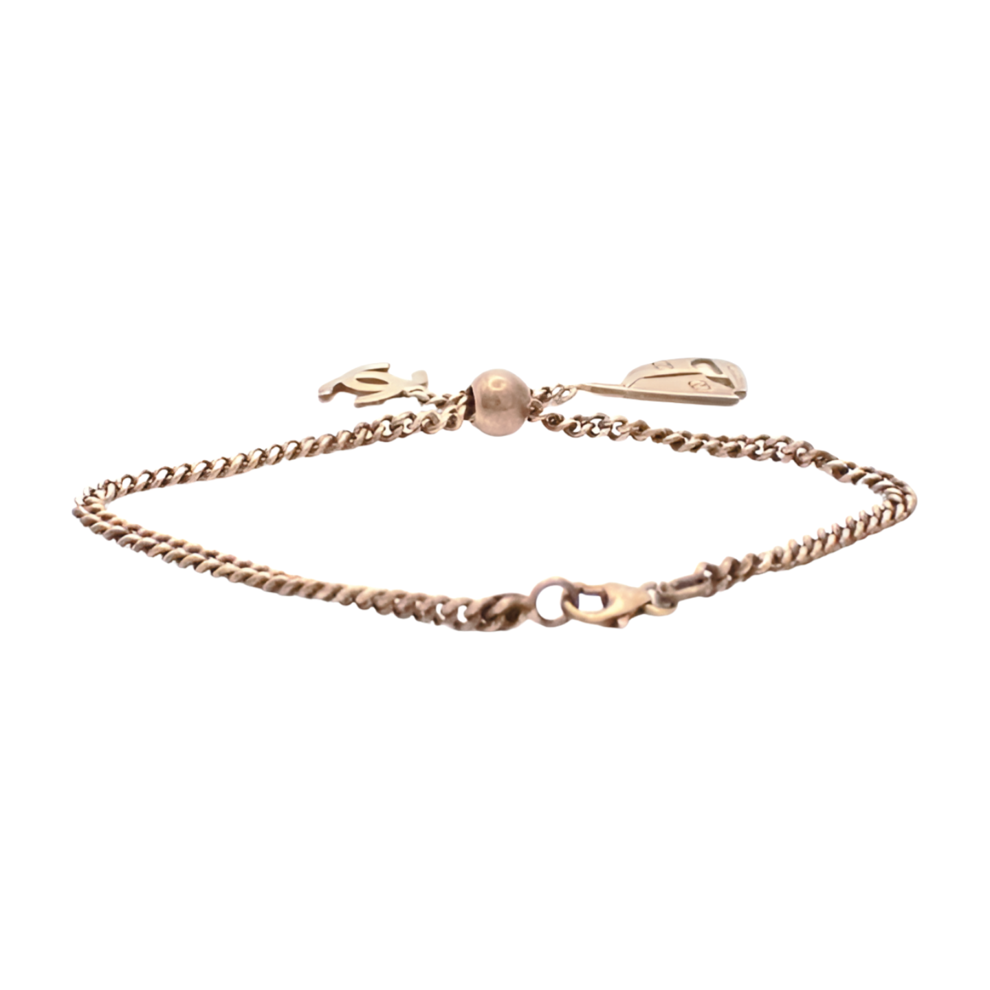Chanel Sailboat Coco Mark Gold Bracelet