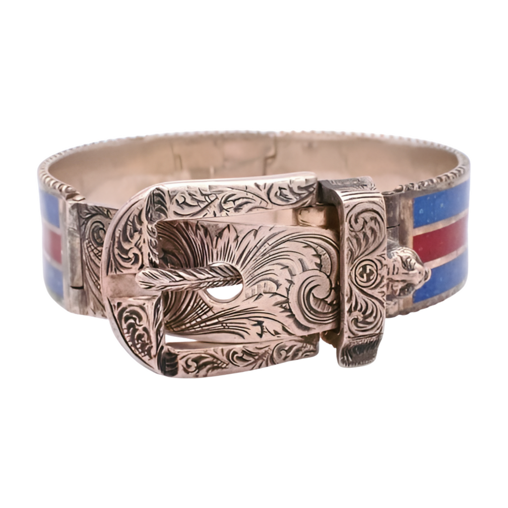 Gucci GUCCI Bracelet - Blue and Red Blue
