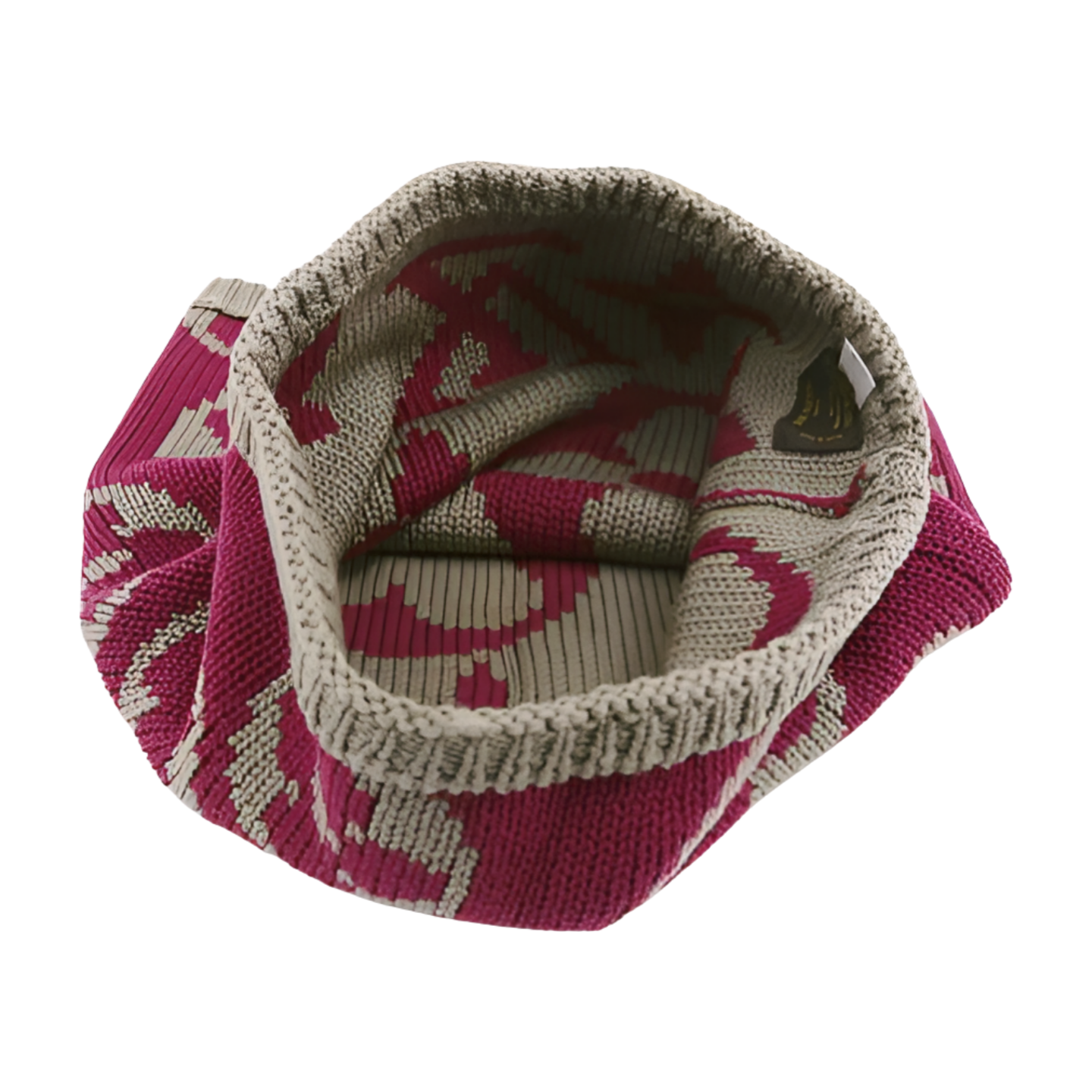 6383 - Louis Vuitton Monogram Reversible Snood - Pink & Grey