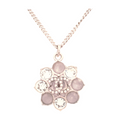 6403 - Chanel Coco Mark Flower Stone Necklace
