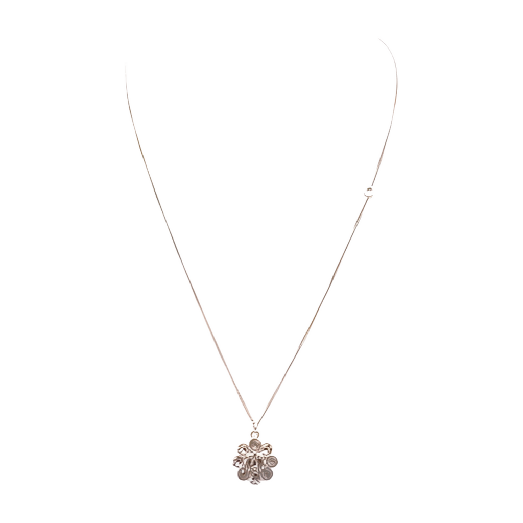 6403 - Chanel Coco Mark Flower Stone Necklace