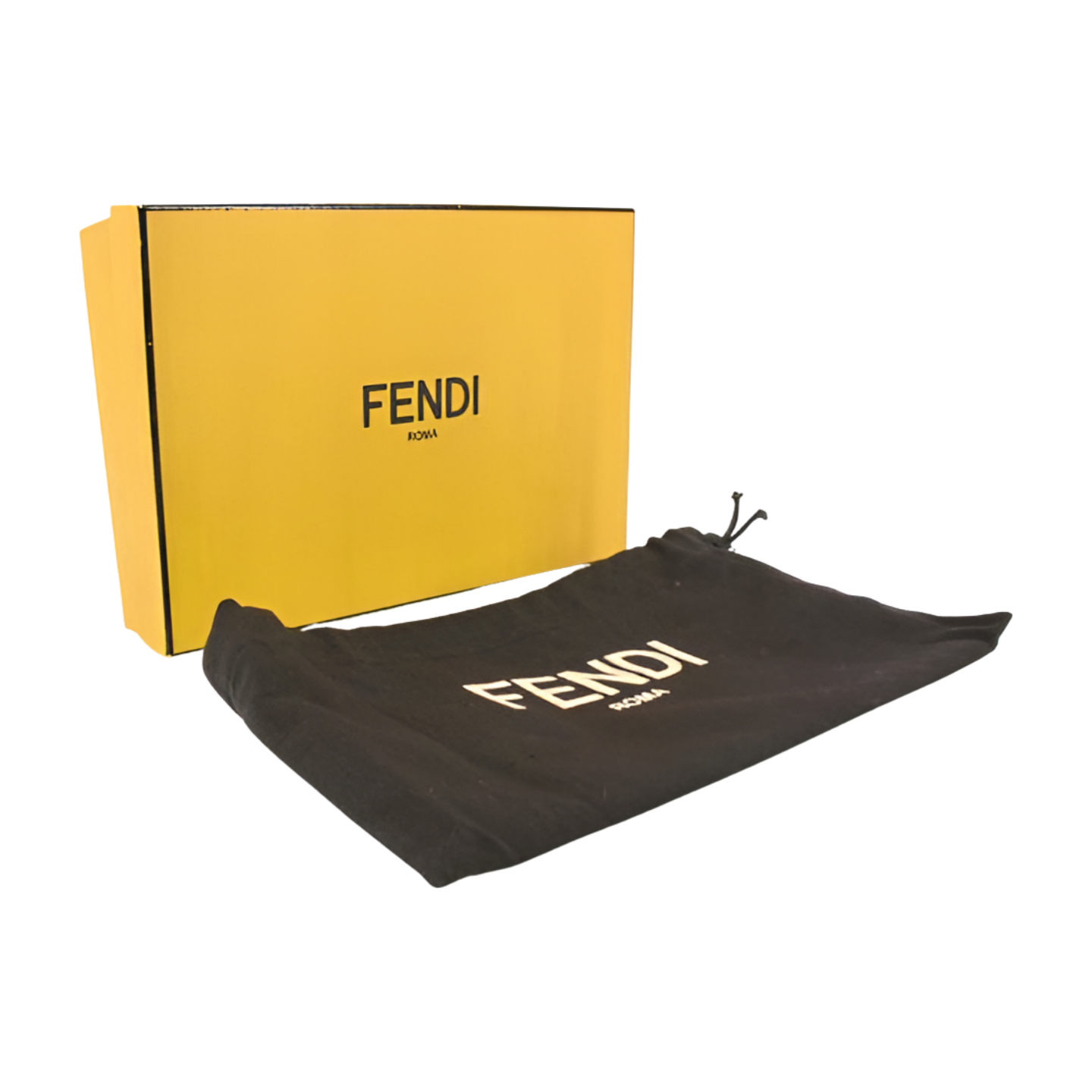 6387 - Fendi FF Logo Bifold Long Wallet - Silver & Monogram