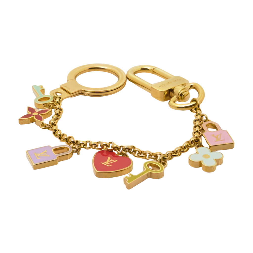 6390 - Louis Vuitton Portecle Chenes Long Bag Charm