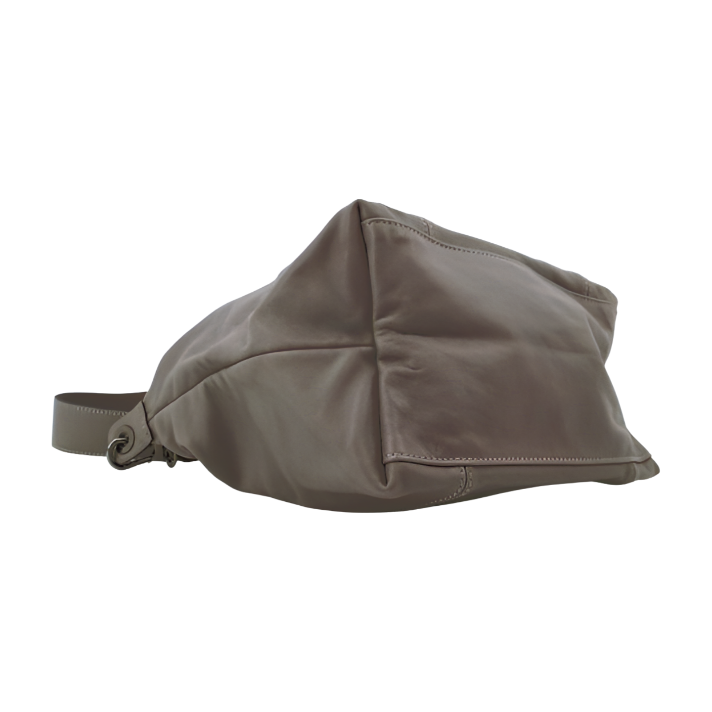 6395 - Longchamp Le Pliage Cuir Tote Bag - Interchangeable Strap - Grey