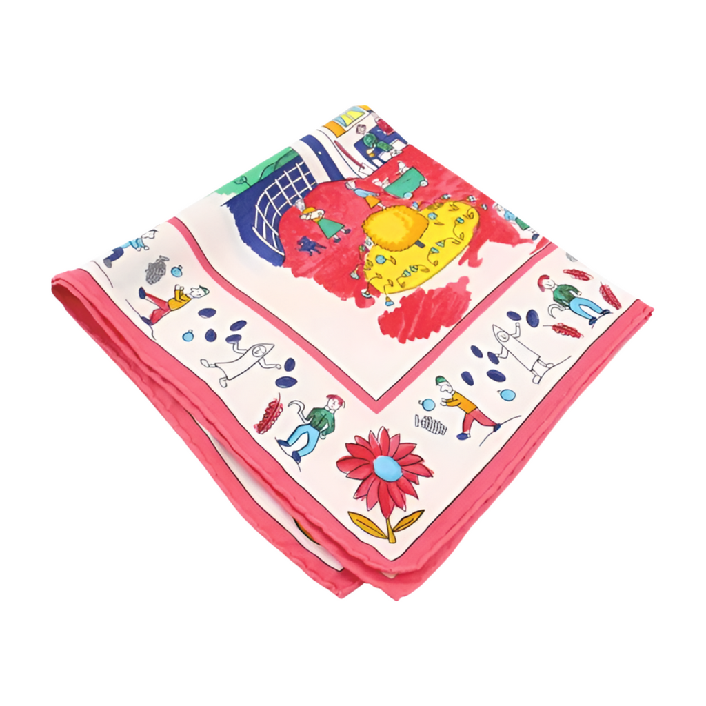 6438 - Hermes Carre 45 cm square scarf RETOUR A LA TERRE