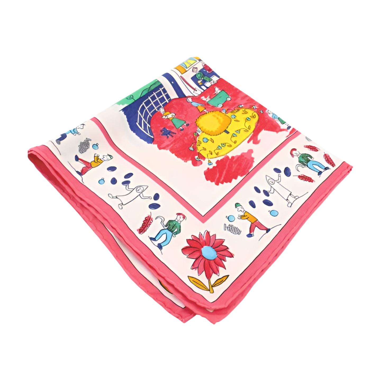 6438 - Hermes Carre 45 cm square scarf RETOUR A LA TERRE