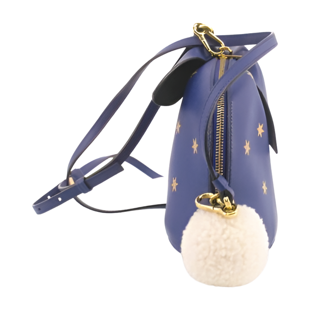 6454 - Loewe Bunny Mini Bag Leather Shoulder Bag Blue
