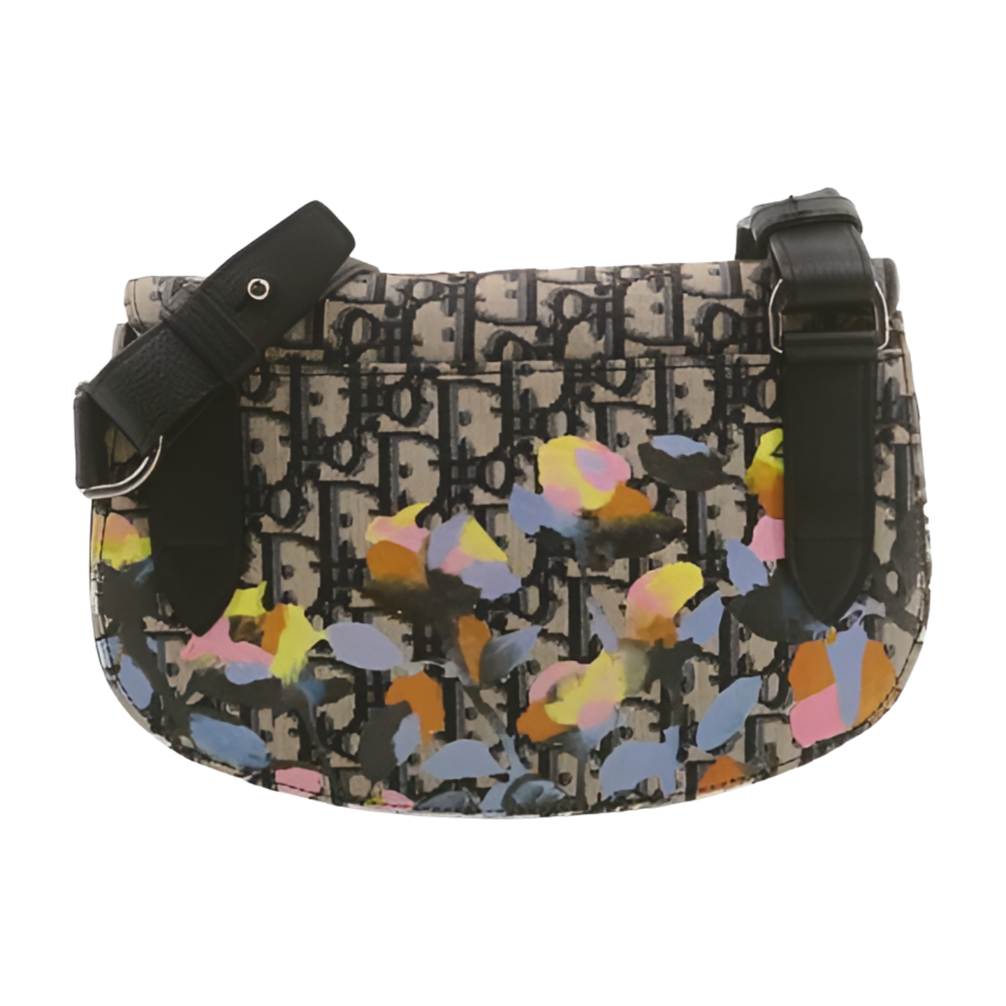 6496 - Dior Oblique Saddle Pouch  Shoulder Bag