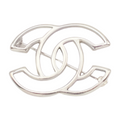 6460 - Chanel Coco Mark Brooch Silver