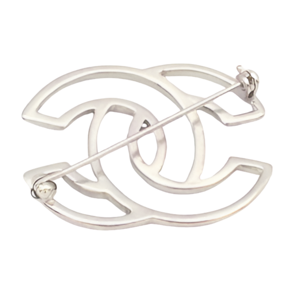 6460 - Chanel Coco Mark Brooch Silver