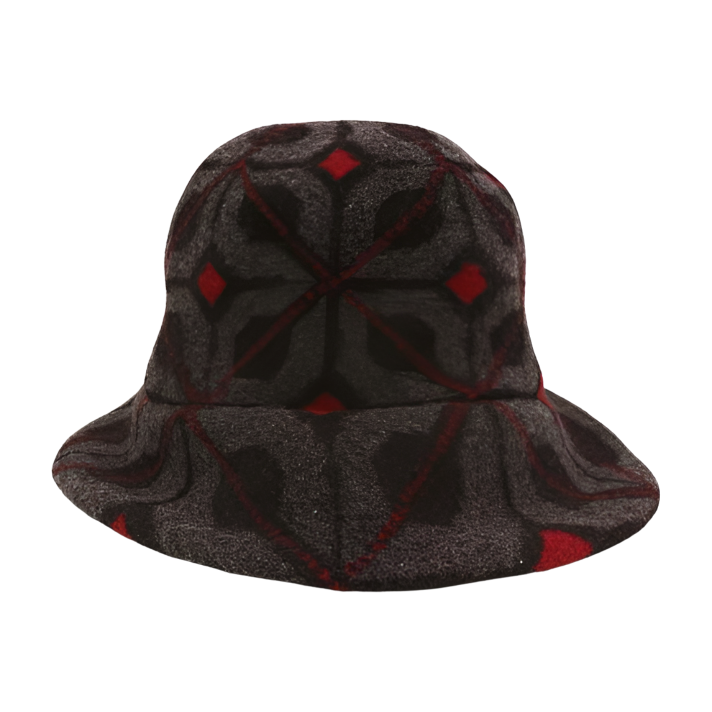 6465 - Vivienne Westwood Orb Plate Pattern Hat Black