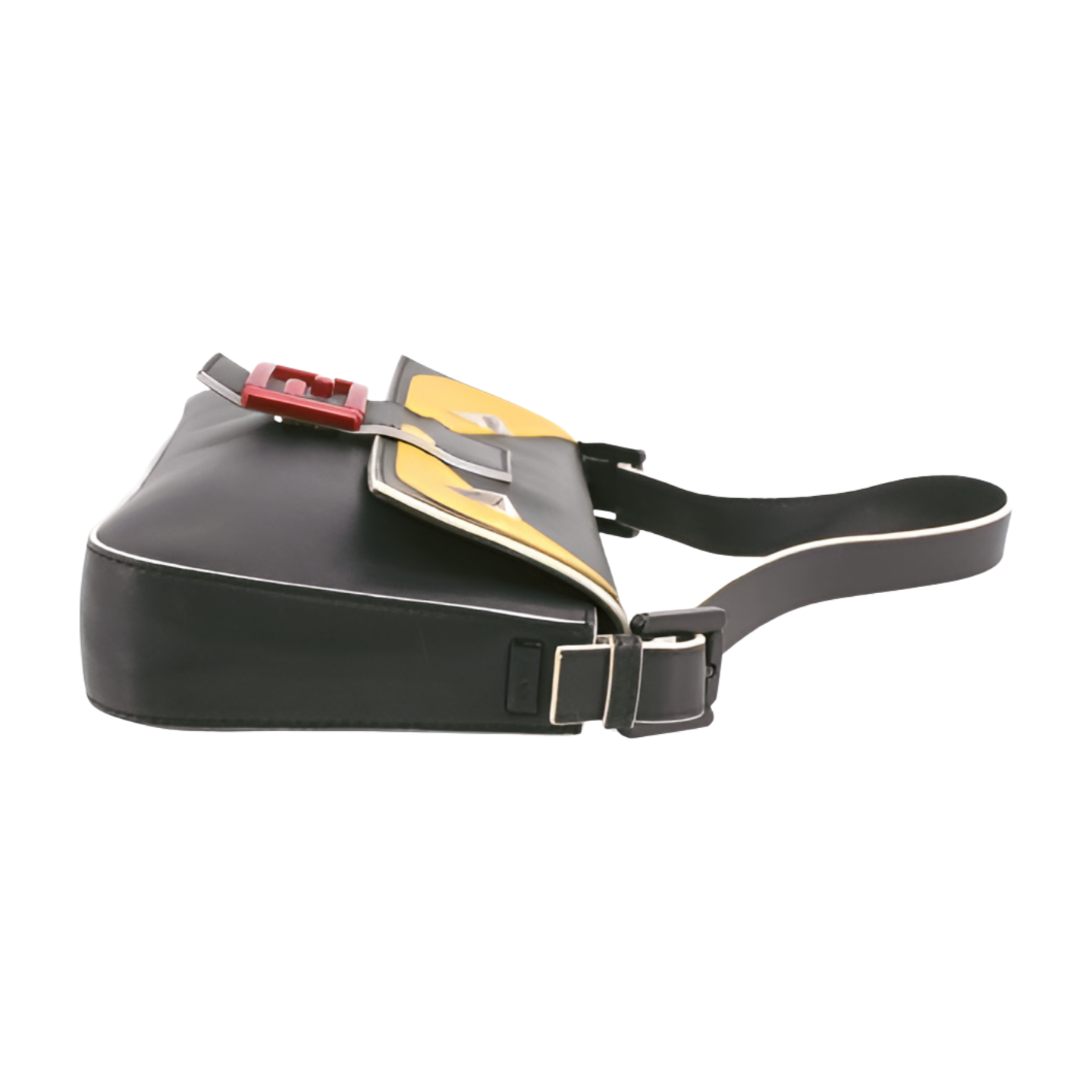 6510 - Fendi Monster Mamma Bucket Leather Shoulder Bag