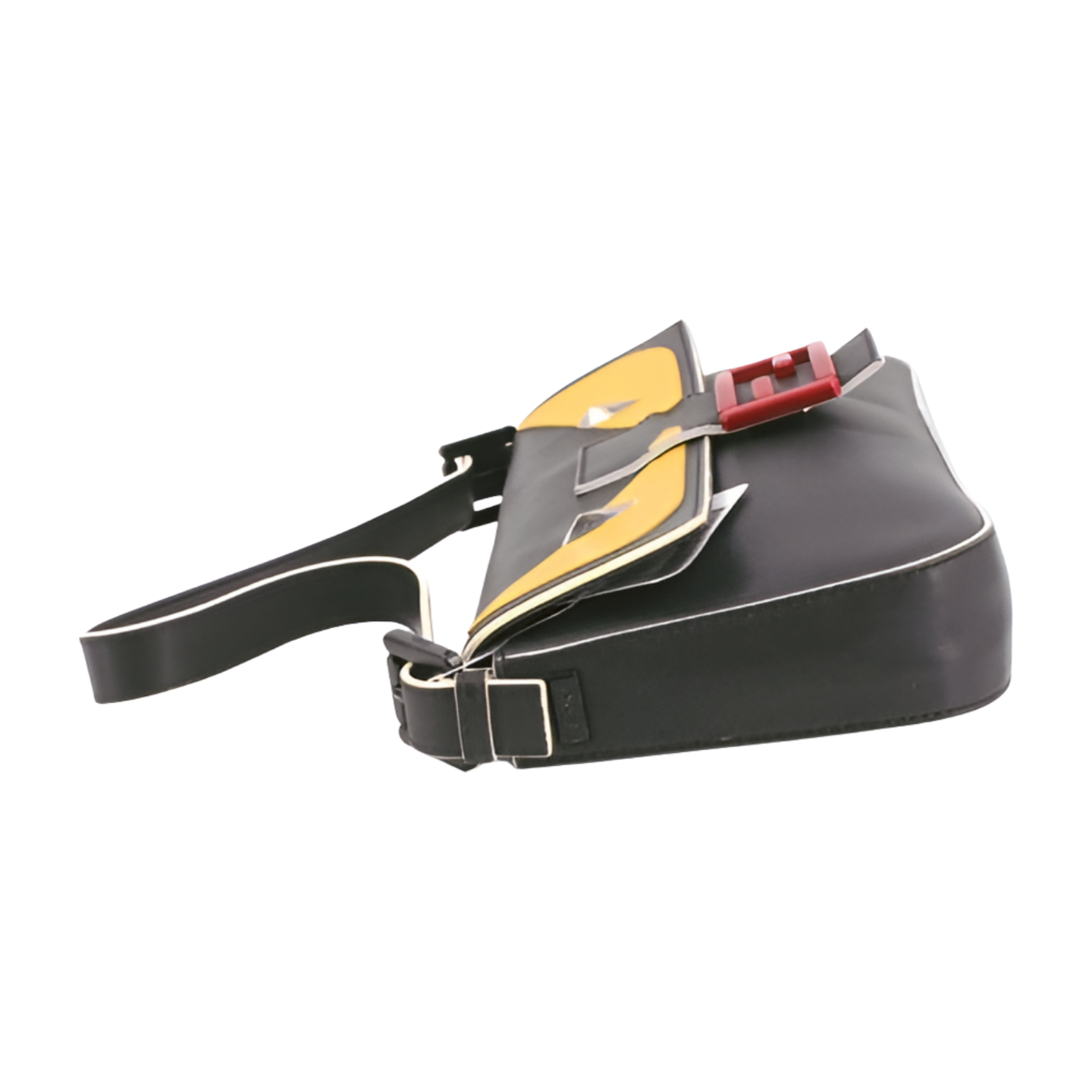 6510 - Fendi Monster Mamma Bucket Leather Shoulder Bag