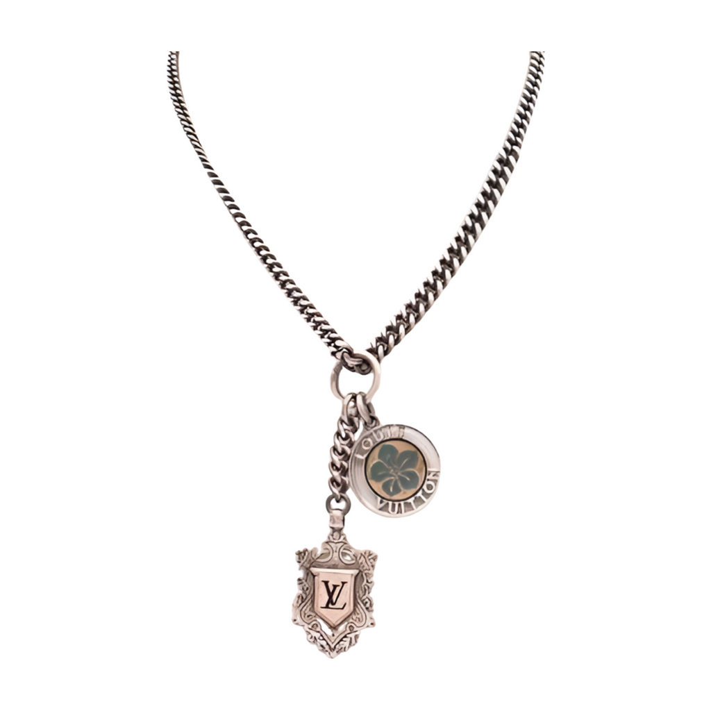 6505 - Louis Vuitton Pendant Victoria Necklace - Silver