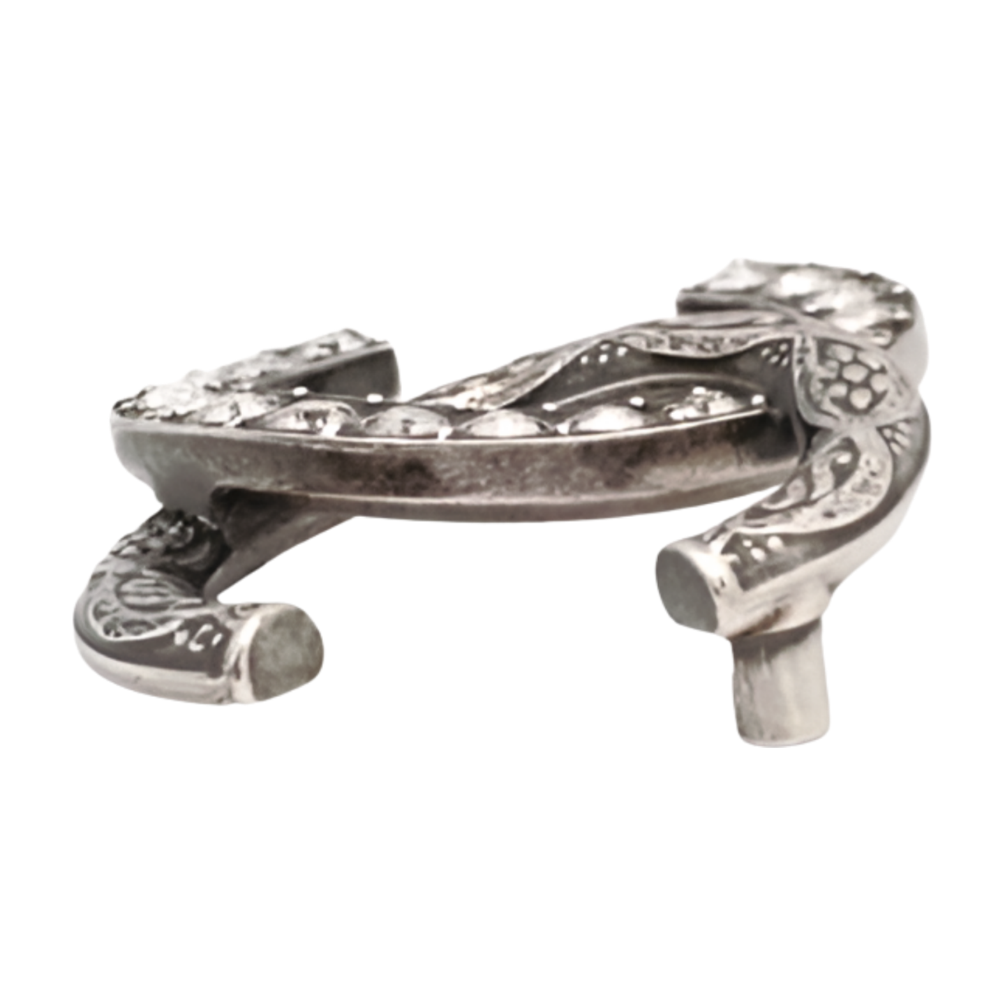6521 - Chanel Coco Mark Brooch - I24A - Silver