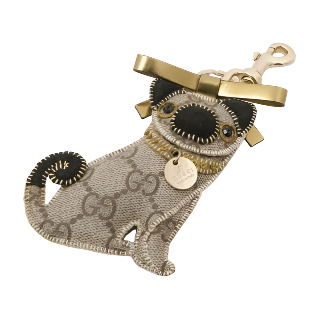 6527 - Gucci Guccori Key Chain Bag Charm - Basset Hound