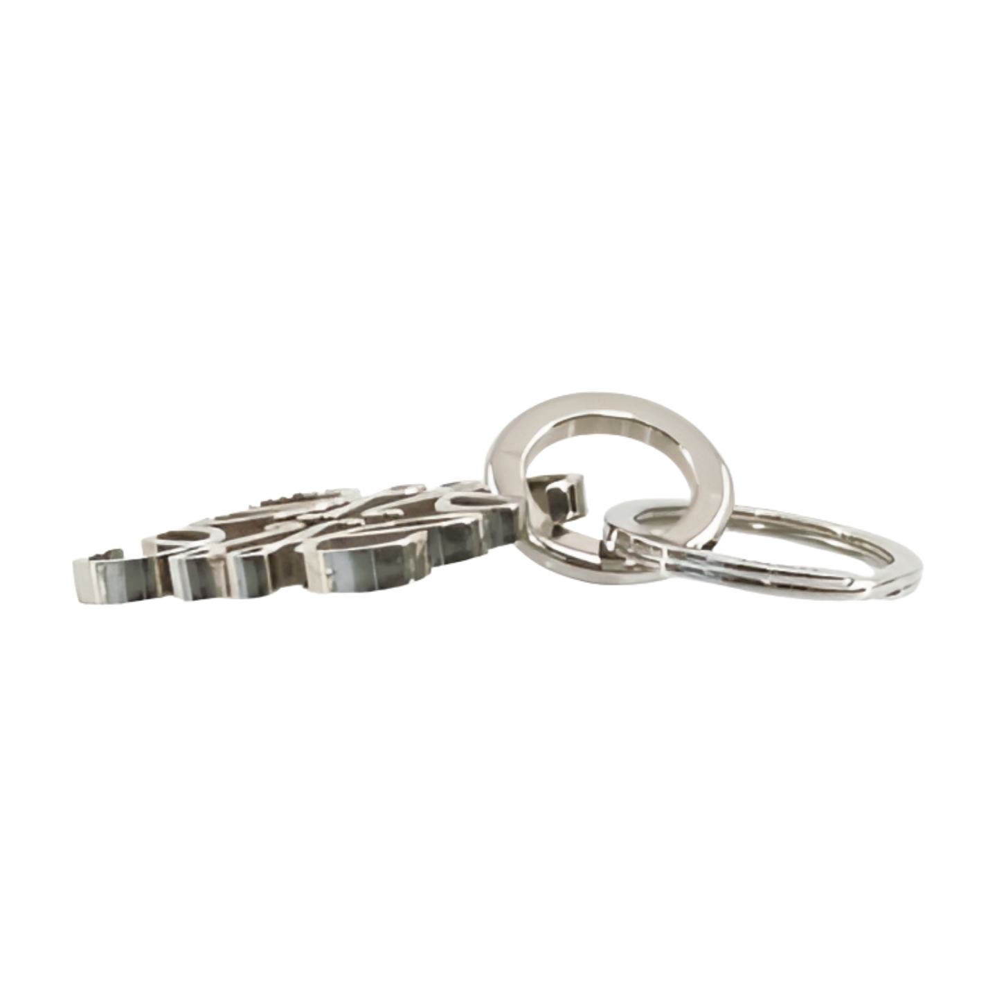 6529 - Loewe Loewe Anagram Keyring Silver