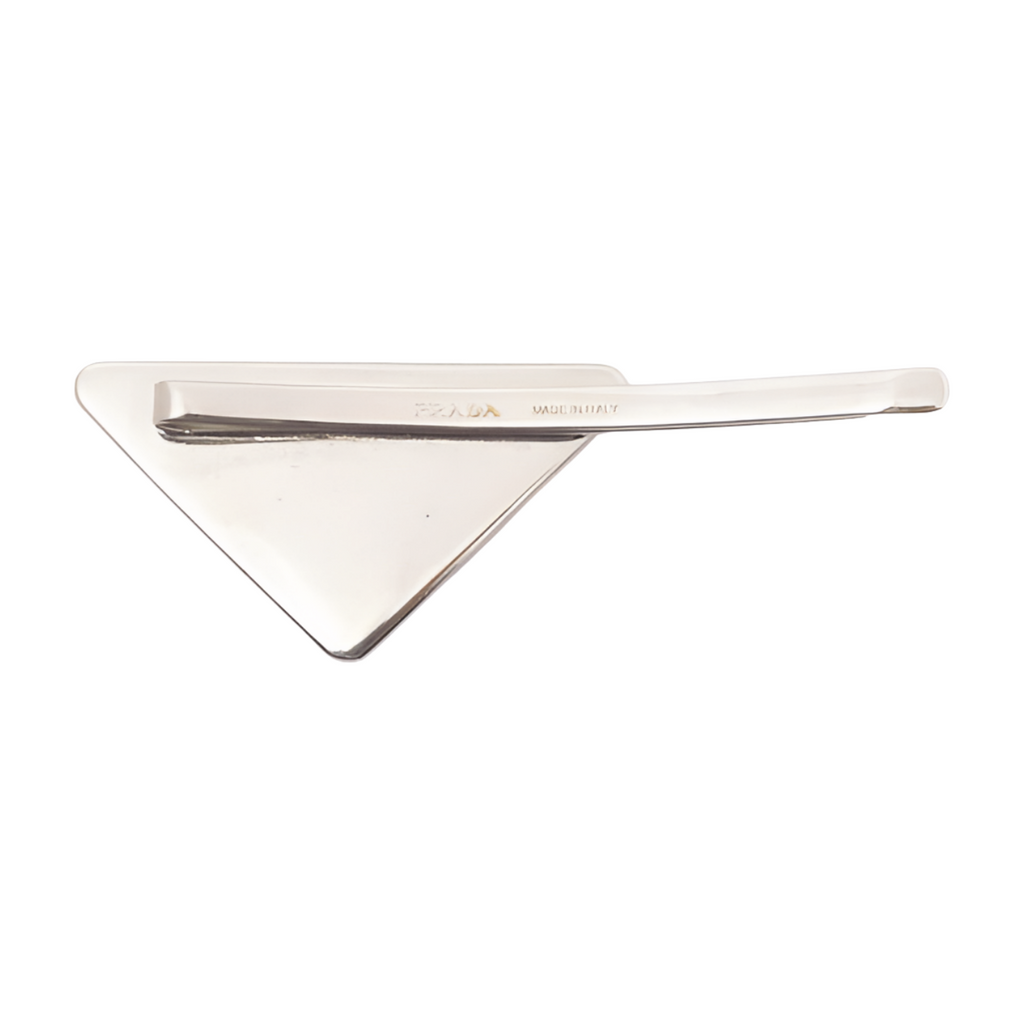 6530 - Prada Triangle Logo Hair Pin