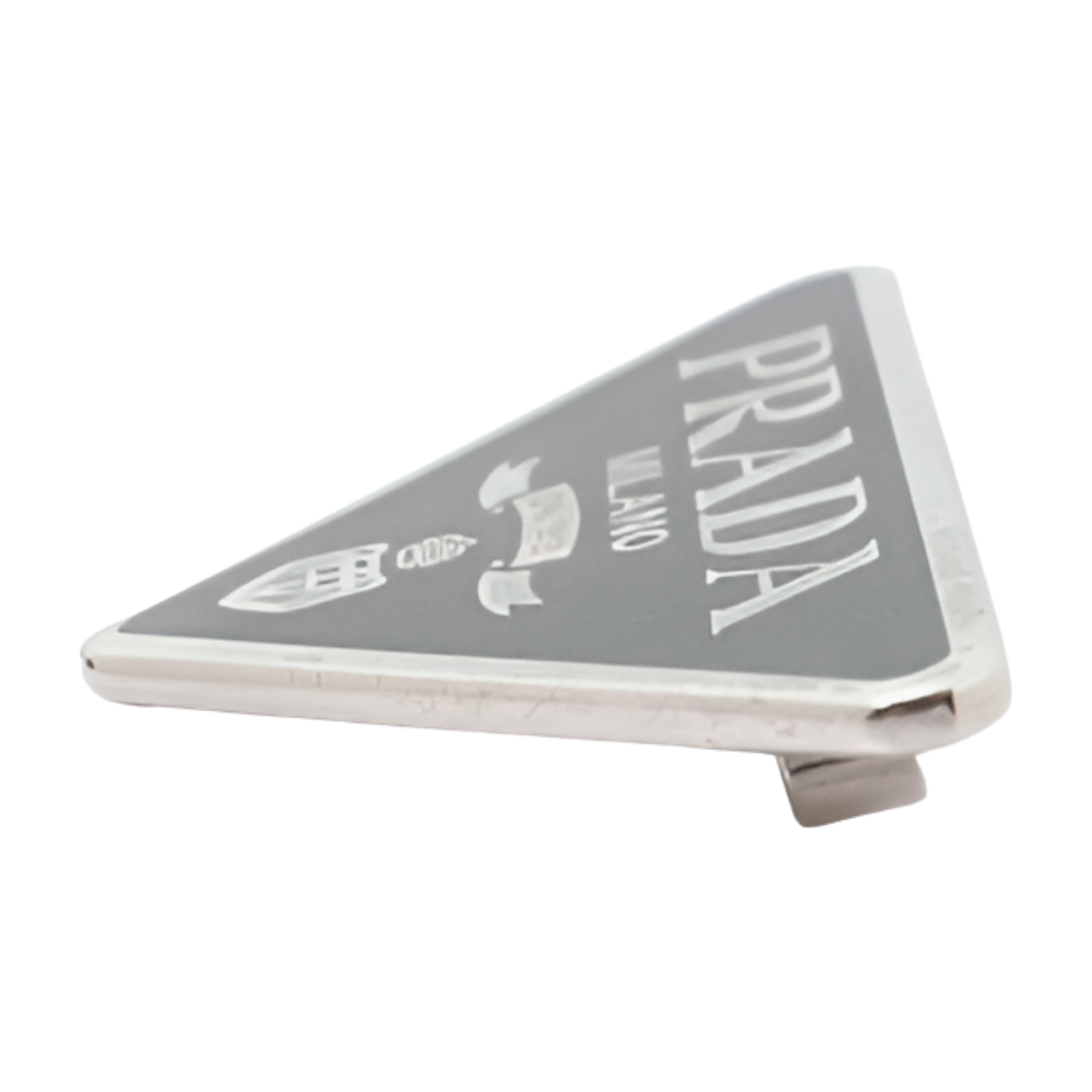 6530 - Prada Triangle Logo Hair Pin