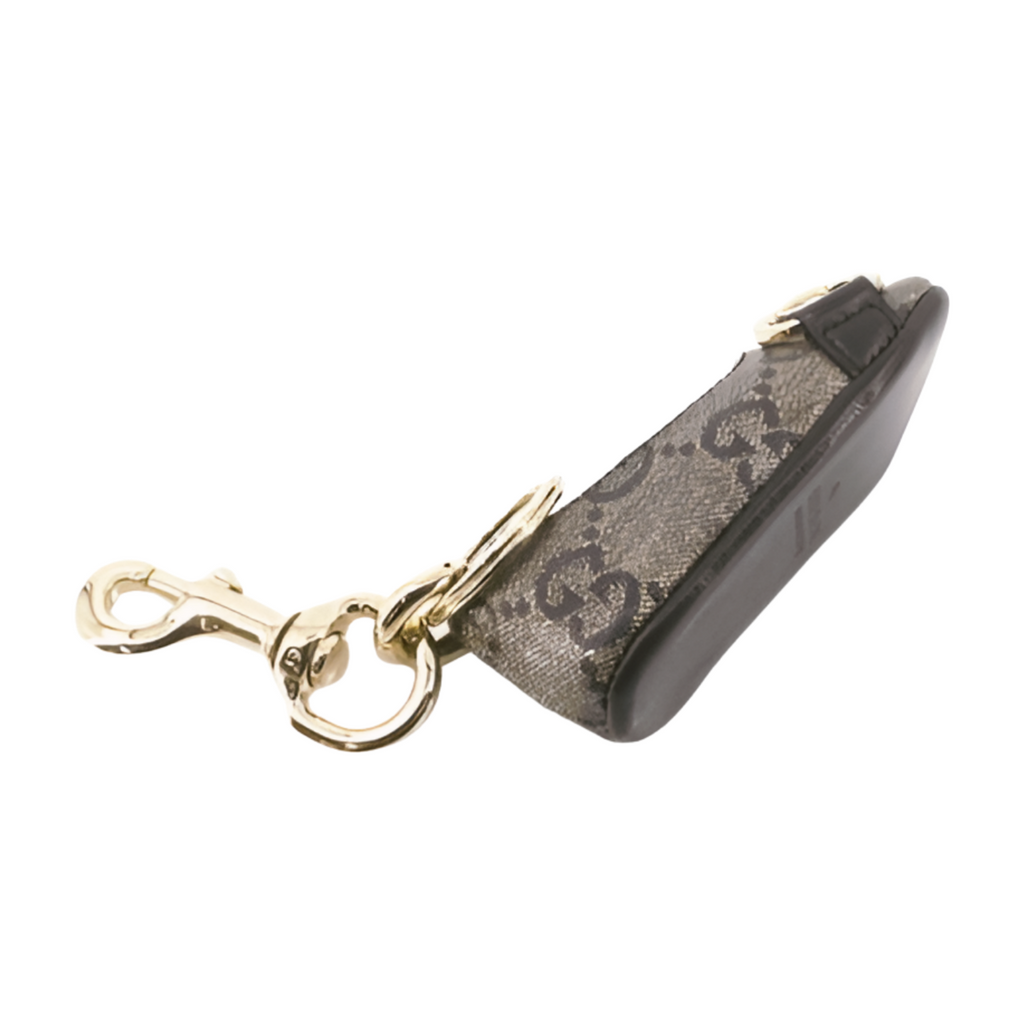6532 - Gucci GG Supreme Ballet Shoe Key Chain Bag Charm