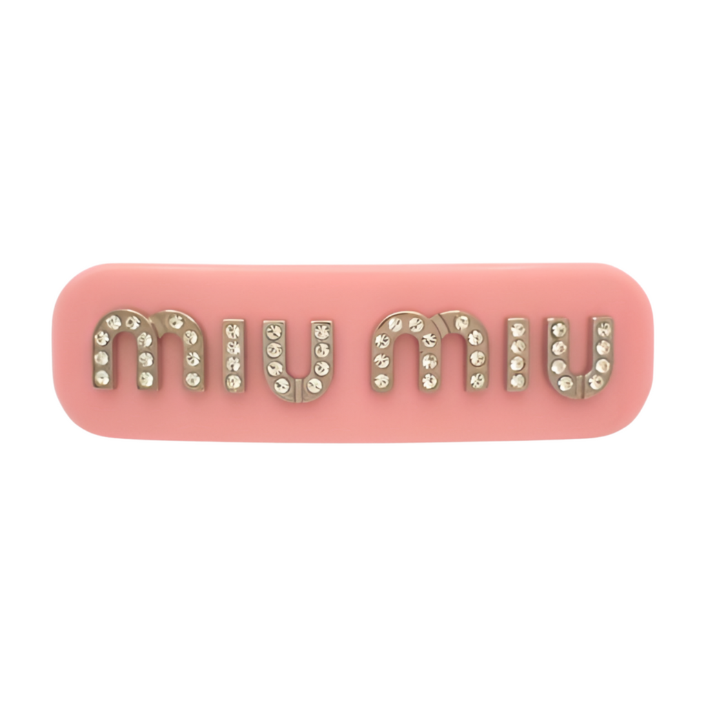 6568 - Miu Miu Hair Barrette Pink