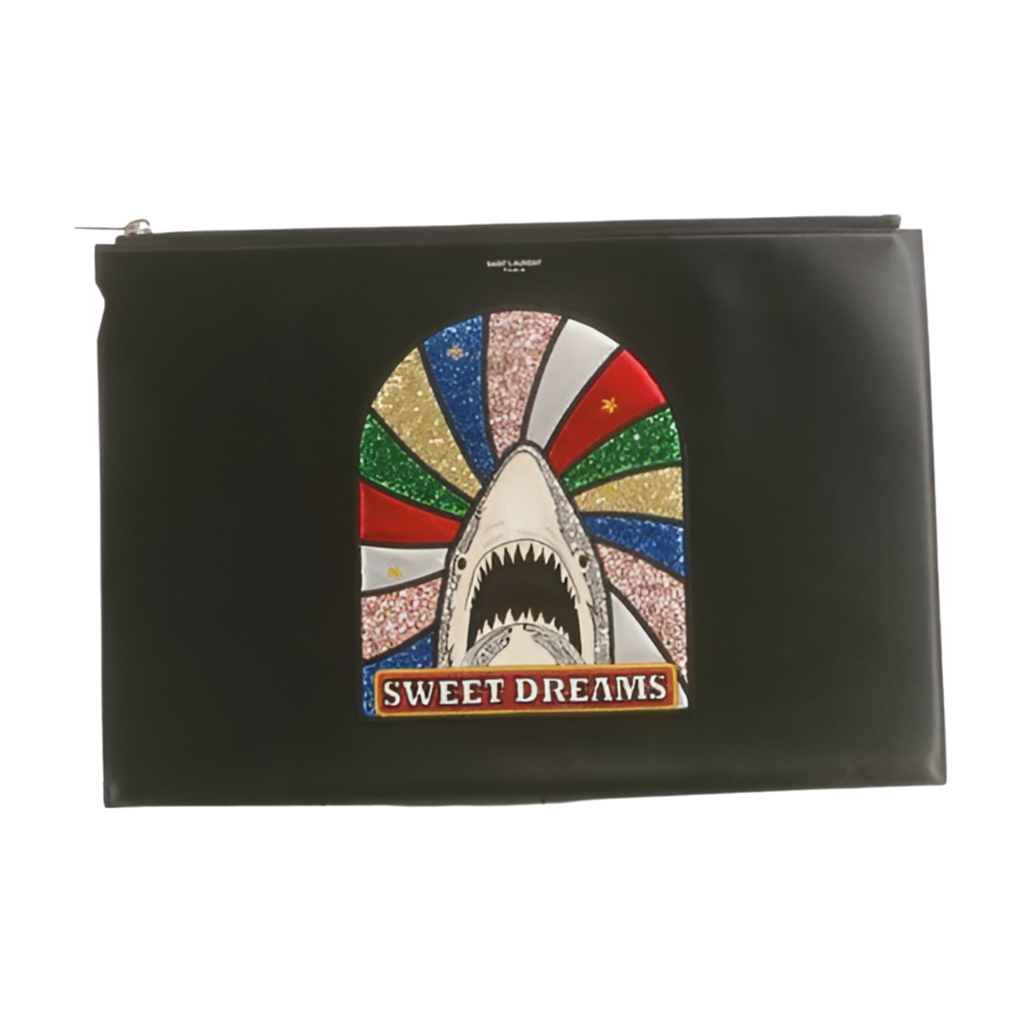 6570 - Saint Laurent (YSL) Rive Gauche Logo Shark Pouch