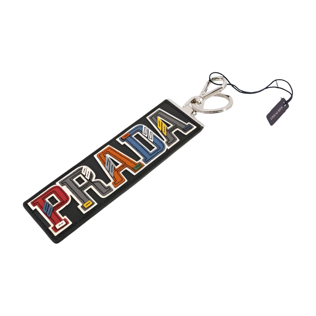 6571 - Prada Logo Patchwork Leather Bag Charm