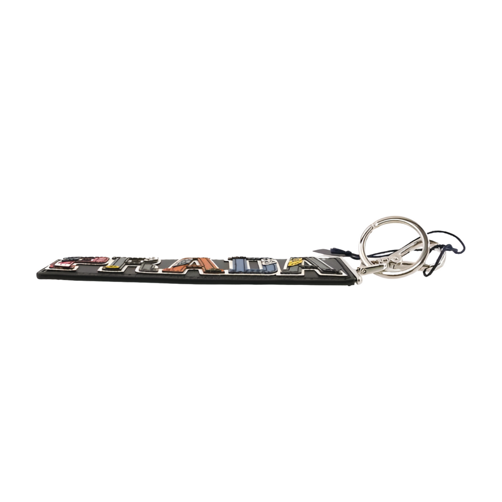 6571 - Prada Logo Patchwork Leather Bag Charm