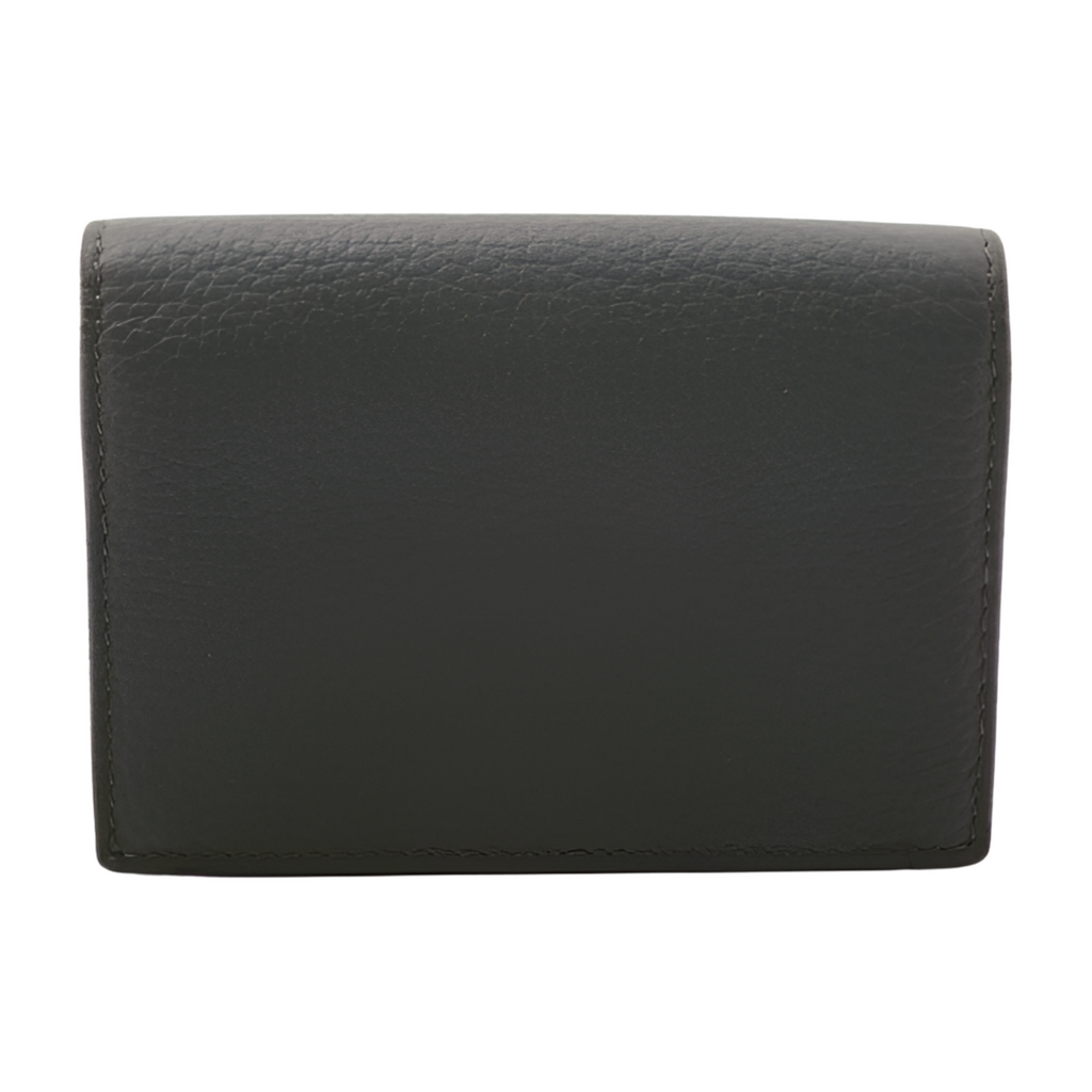 6579 - Dior Card Wallet Gray Leather & Trotter