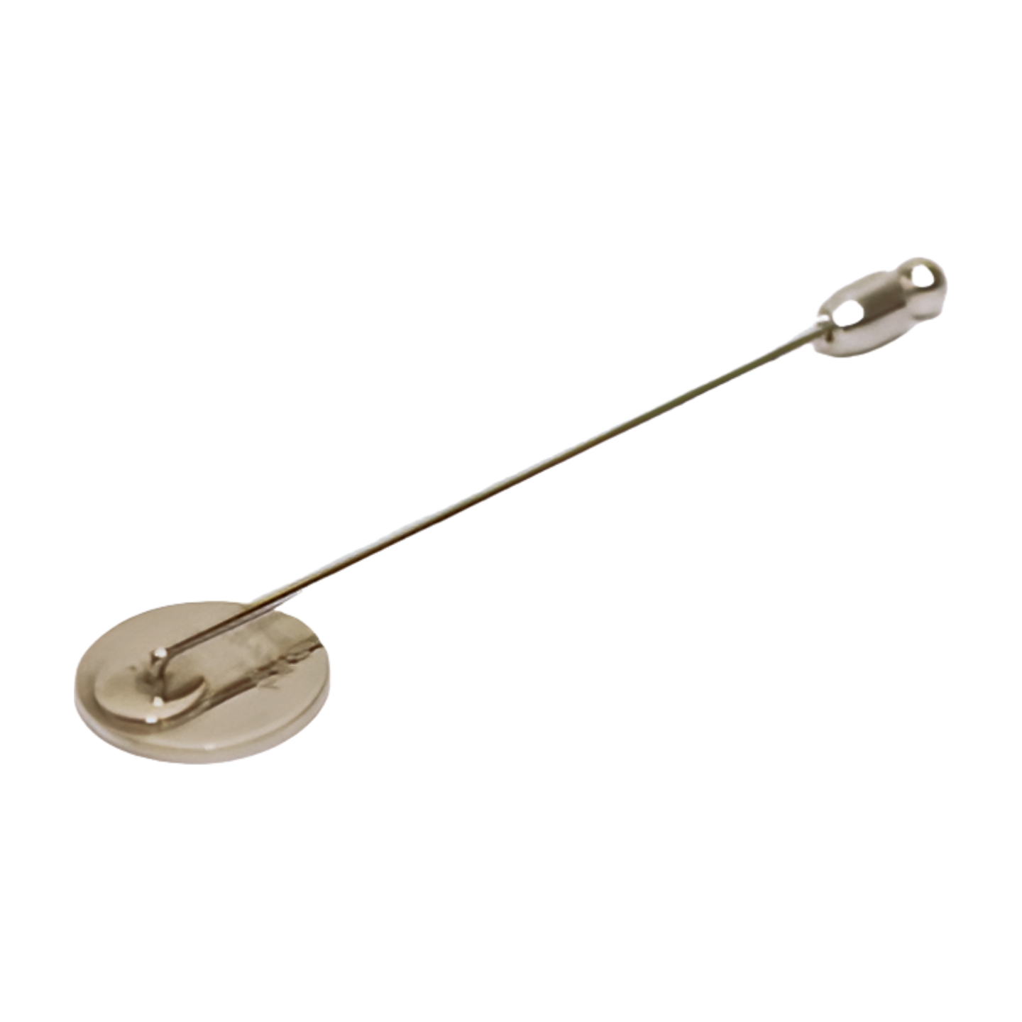 6755 - Hermes Sellier Pin Brooch - Silver