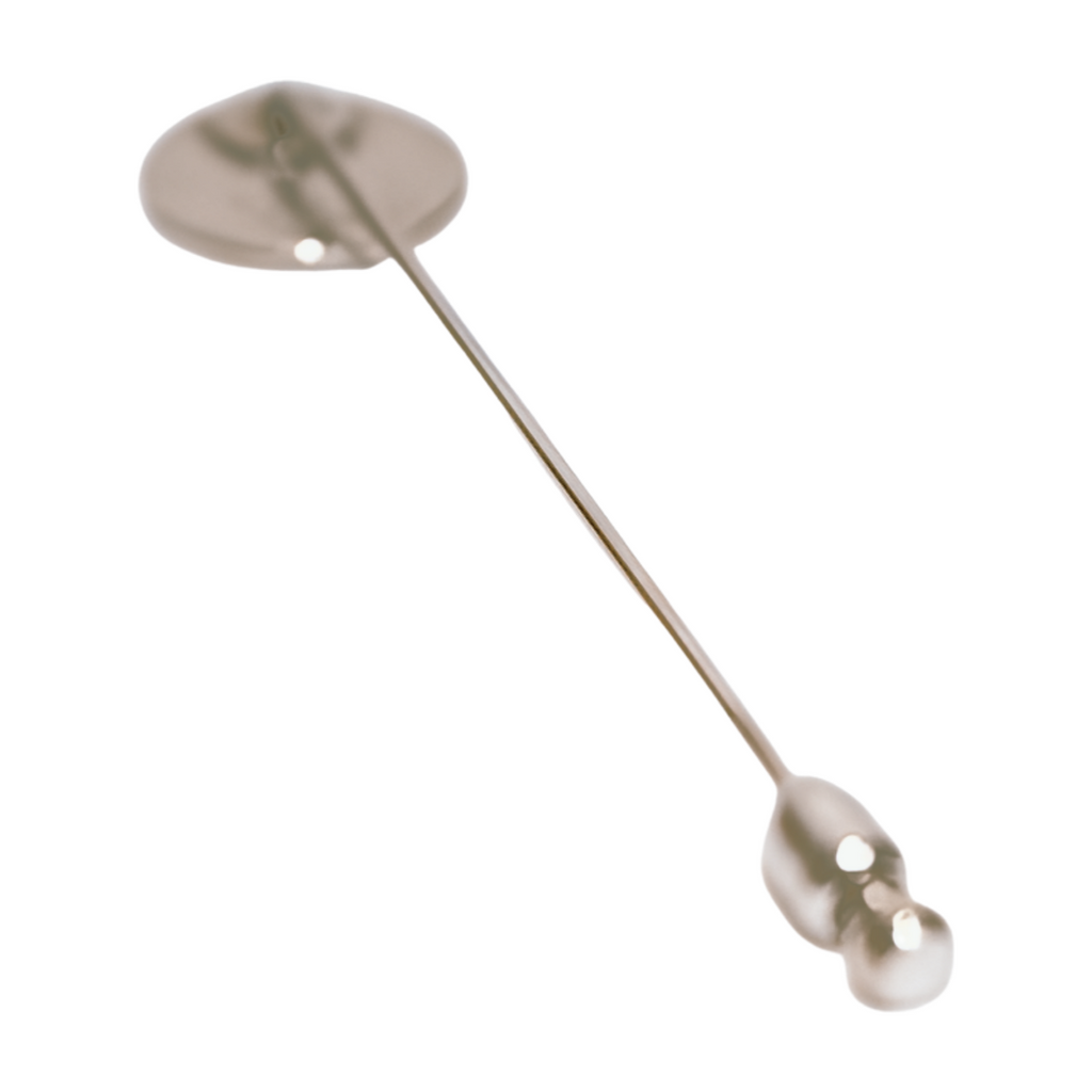 6755 - Hermes Sellier Pin Brooch - Silver