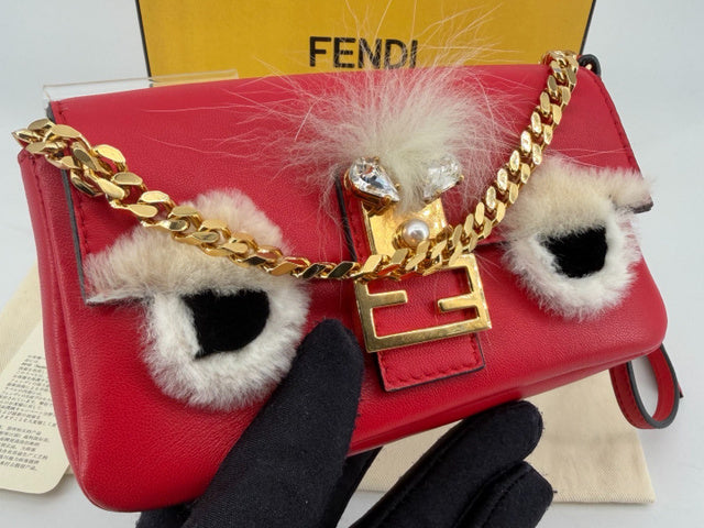 6767 - Fendi Monster Mirco Baguette Handbag