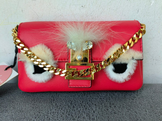 6767 - Fendi Monster Mirco Baguette Handbag