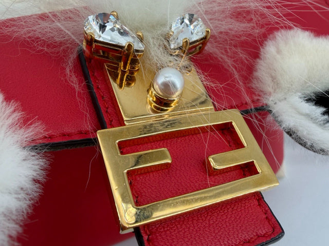 6767 - Fendi Monster Mirco Baguette Handbag