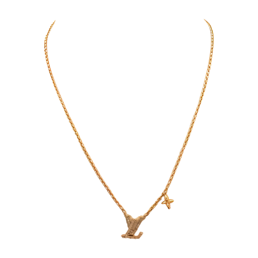 6763 - Louis Vuitton Iconic Necklace Chain - Gold