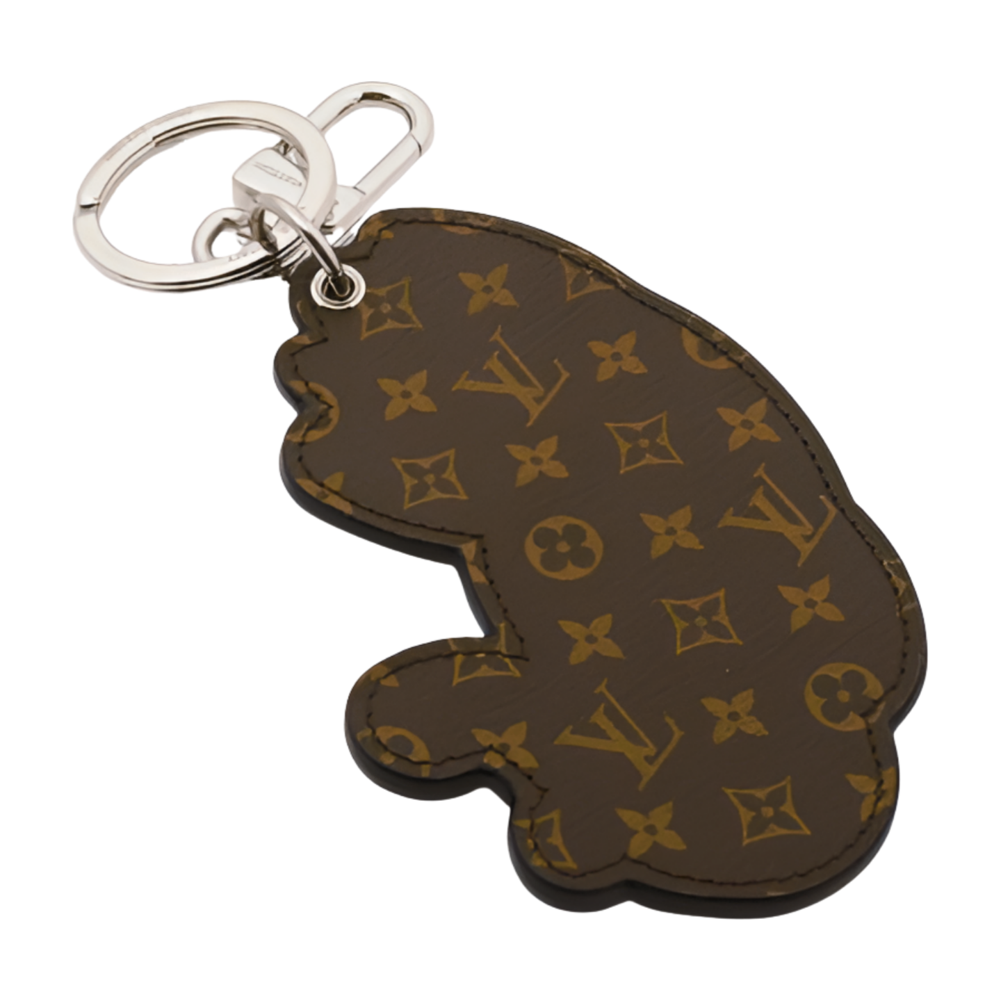 6770 - Louis Vuitton Louis Vuitton Keychain Lv Cat Keychain White