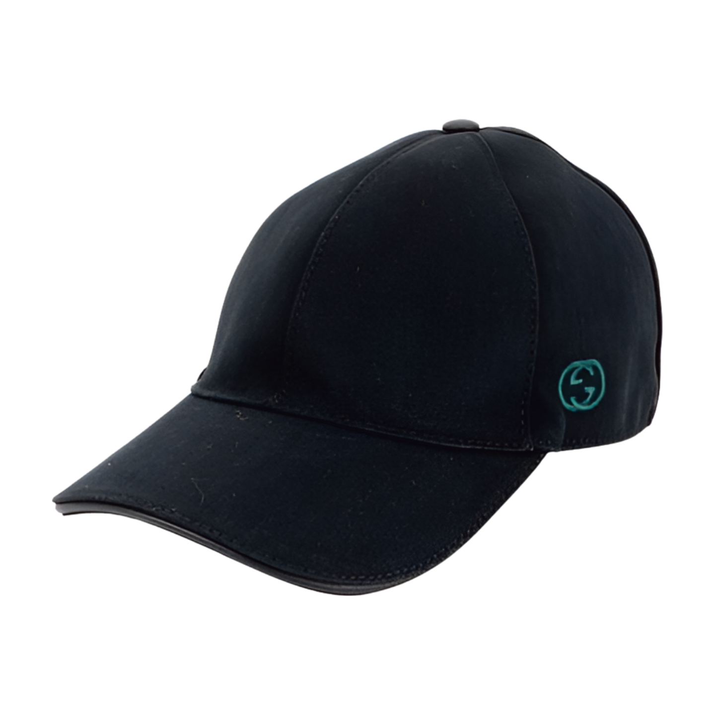 6698 - Gucci Canvas Interlocking G Baseball Cap - Black