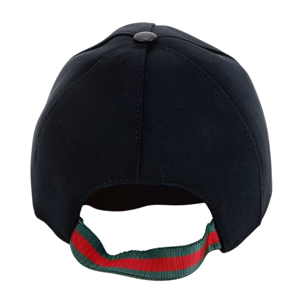 6698 - Gucci Canvas Interlocking G Baseball Cap - Black
