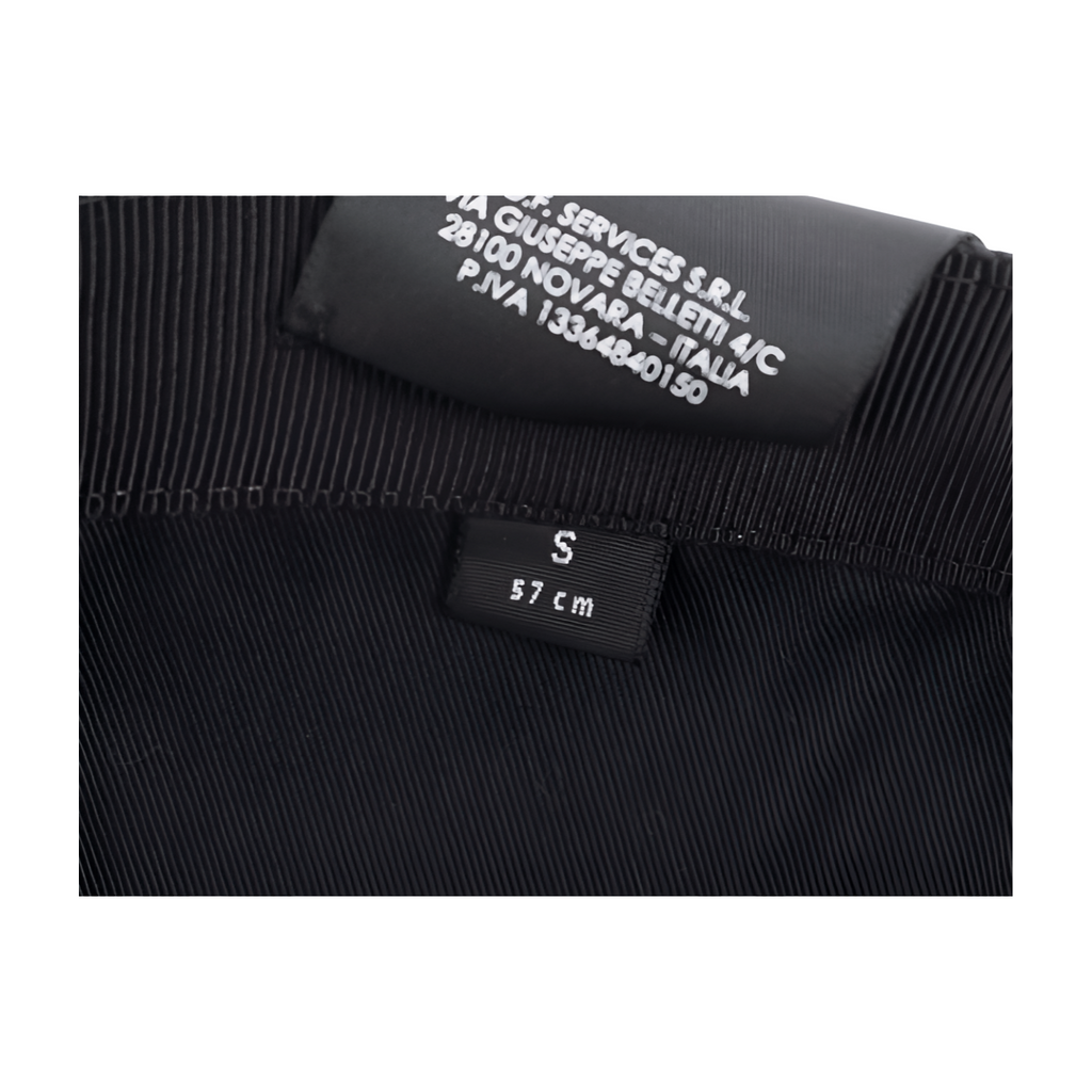 6698 - Gucci Canvas Interlocking G Baseball Cap - Black