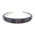 6709 - Gucci GG Denim Headband - Blue - NWT