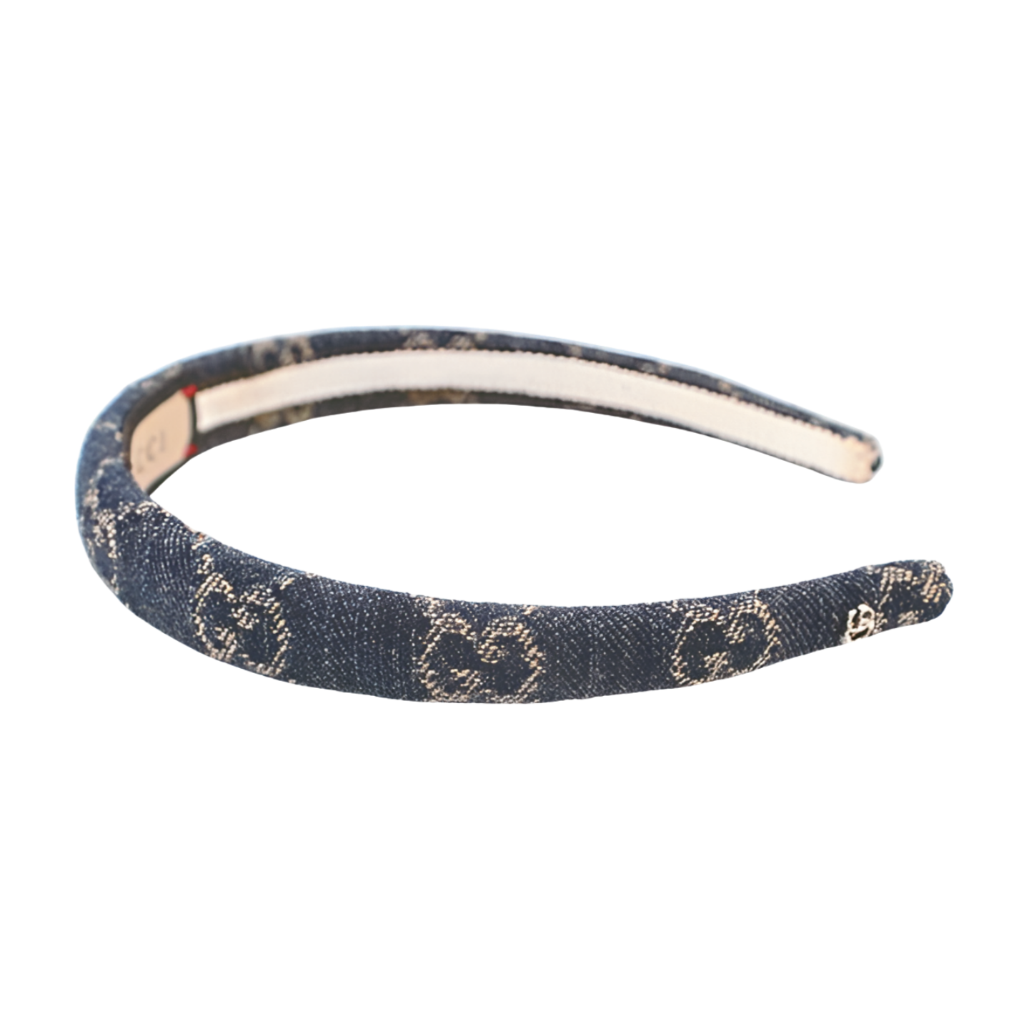 6709 - Gucci GG Denim Headband - Blue - NWT