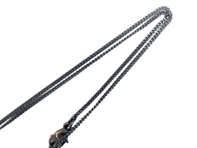 6873 - Chanel CC Coco Mark Large Crystal Rhinestone Necklace Silver