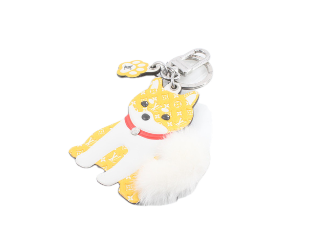 6805 - Louis Vuitton LV Shiba Inu Bag Charm Monogram Mink