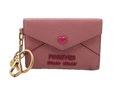 6809 - Miu Miu Forever Madras Love Envelope Card Case Pink Heart Bag Charm