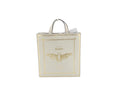 6874 - Gucci Garden Exclusive Leather Bat Motif Tote Bag Cream