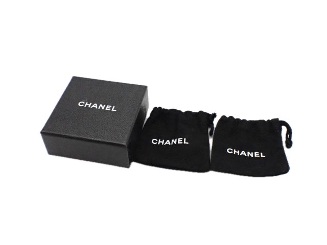 6811 - Chanel CC Pearl Ribbon Bow Earrings - Gold Tone & Crystal