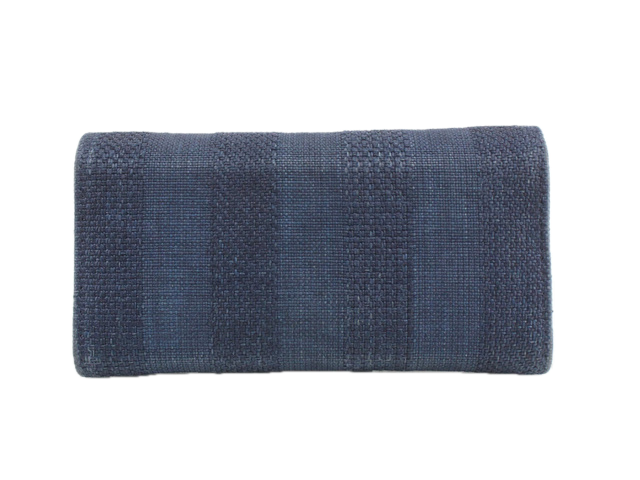 6812 - Chanel Deauville Canvas Long Wallet Denim