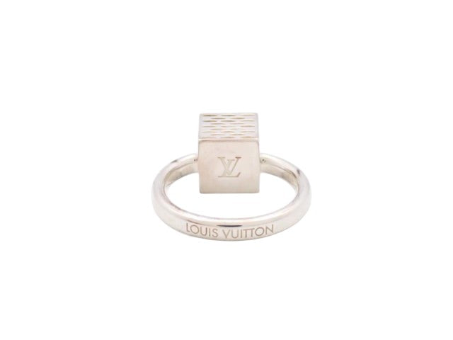 7048 - Louis Vuitton Ring Lv Cube 925/7.4G #8 Sterling Silver