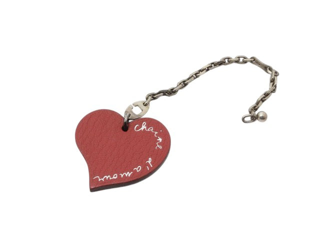 7052 - Hermes Valentine's Day Limited Edition Heart Charm Red