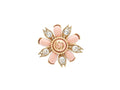 7057 - Gucci 702609 Triple Flower Ring Pink